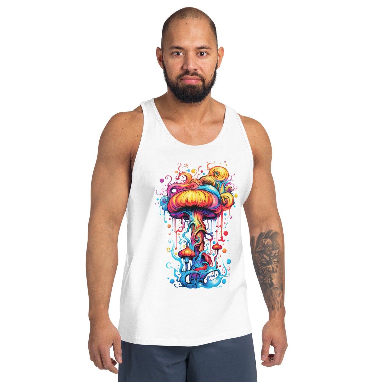 Psilocybin Spectrum Splash Tank Top - Trippy Fashion - Mens Tank Tops8861511_8658Mens Tank Tops