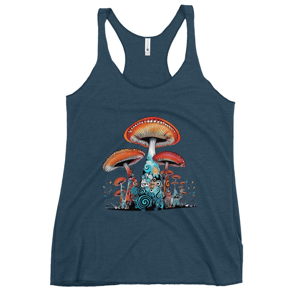 Cosmic Cap Cascade - Trippy Fashion - Racer Tank Top3914836_6626Racer Tank Top