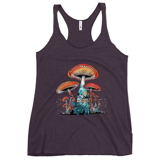 Cosmic Cap Cascade - Trippy Fashion - Racer Tank Top3914836_6661Racer Tank Top