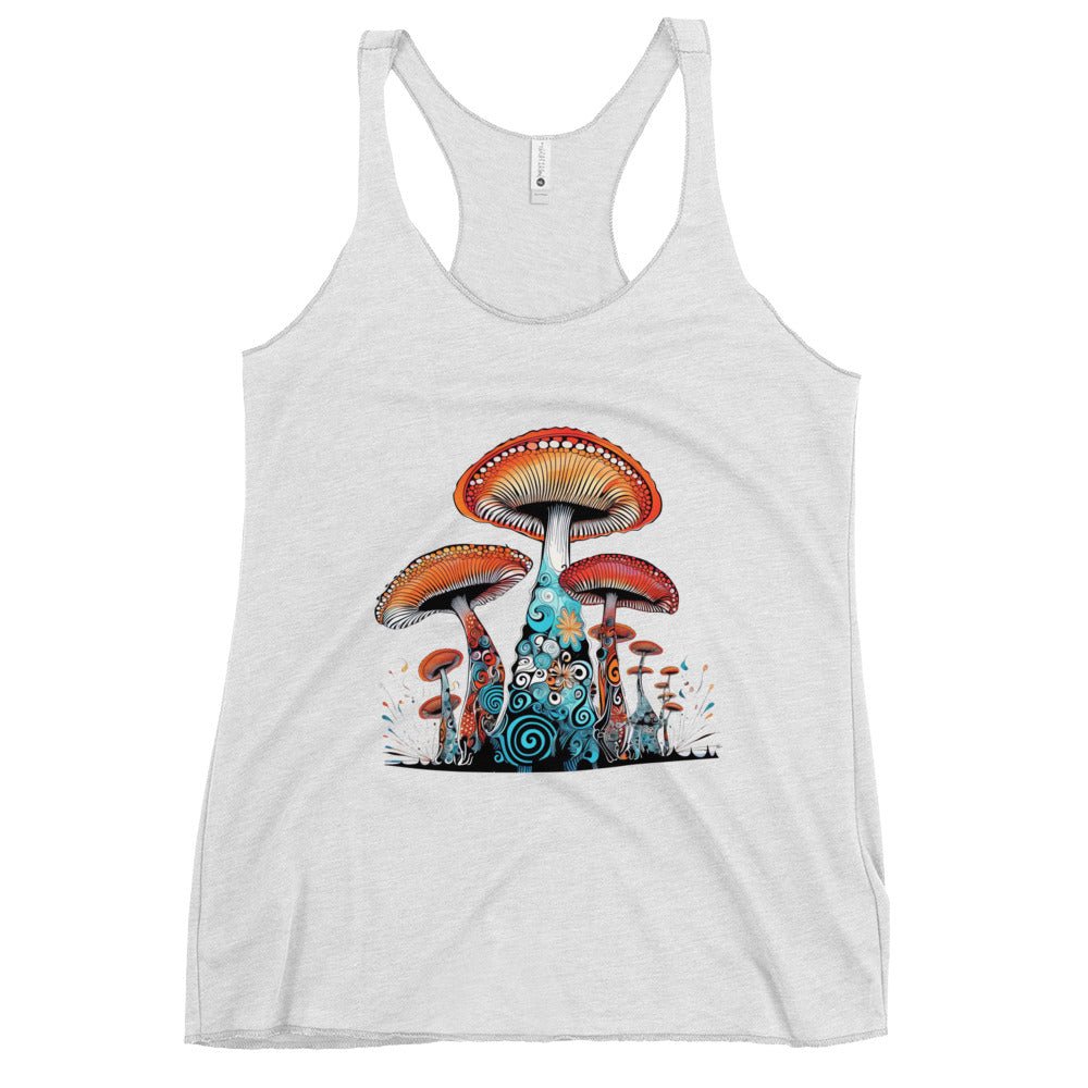 Cosmic Cap Cascade - Trippy Fashion - Racer Tank Top8452107_6621Racer Tank Top