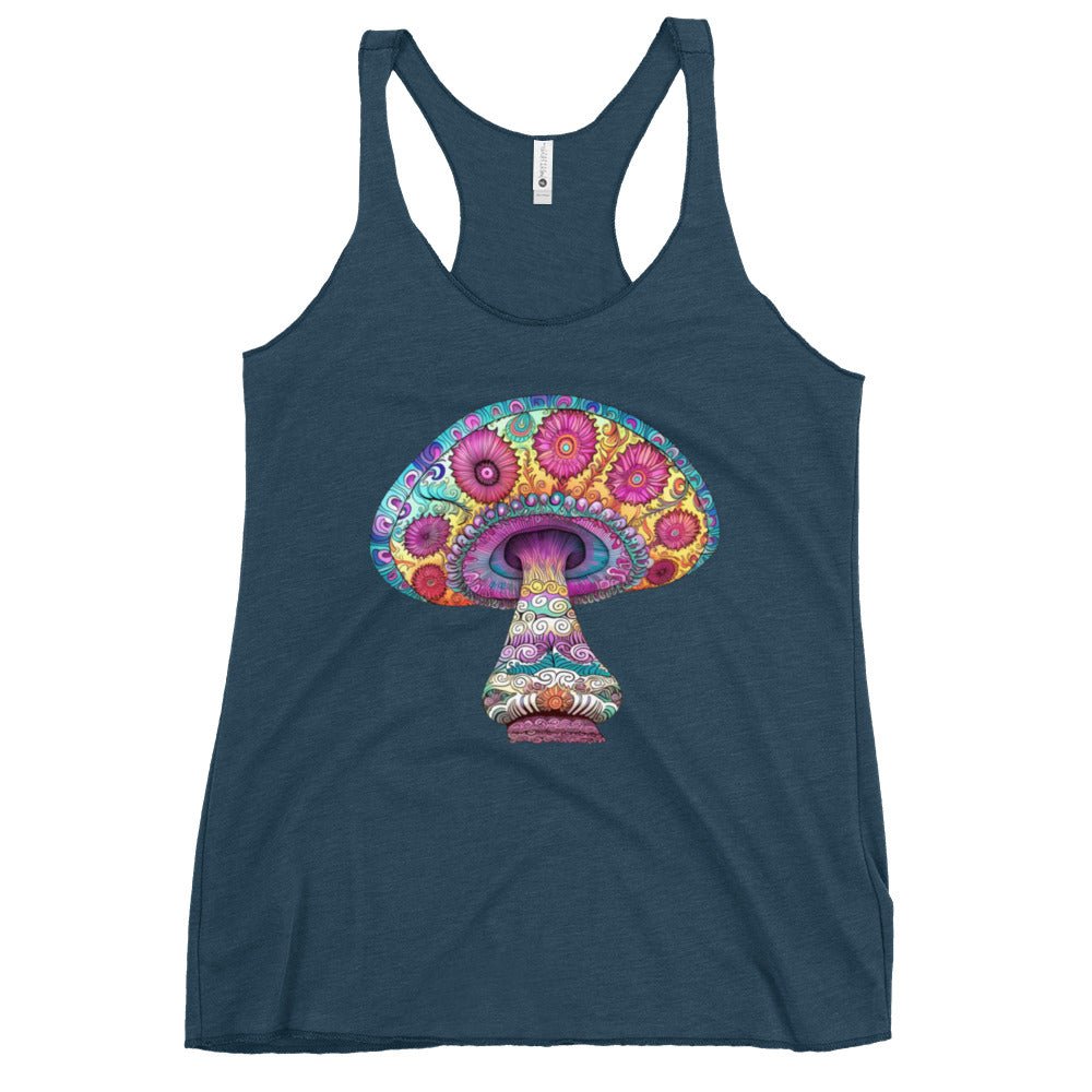 Fungi Fantasy Flair - Trippy Fashion - Racer Tank Top9798038_6626Racer Tank Top