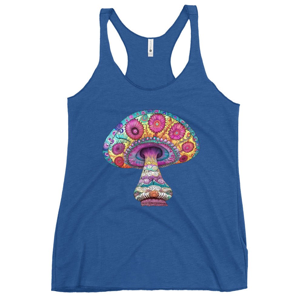 Fungi Fantasy Flair - Trippy Fashion - Racer Tank Top2659857_6671Racer Tank Top