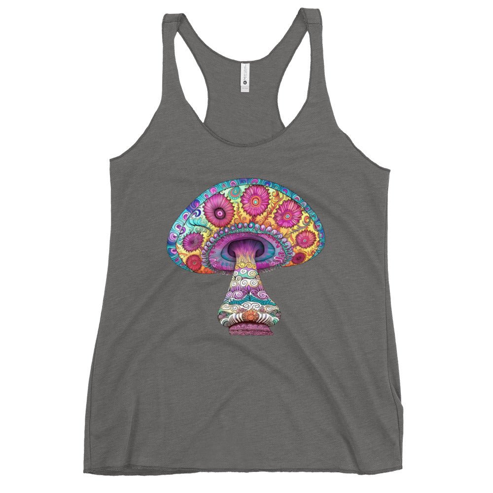 Fungi Fantasy Flair - Trippy Fashion - Racer Tank Top2659857_6636Racer Tank Top