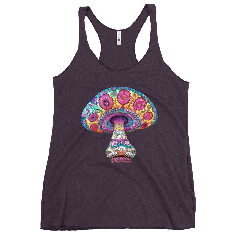 Fungi Fantasy Flair - Trippy Fashion - Racer Tank Top9798038_6661Racer Tank Top