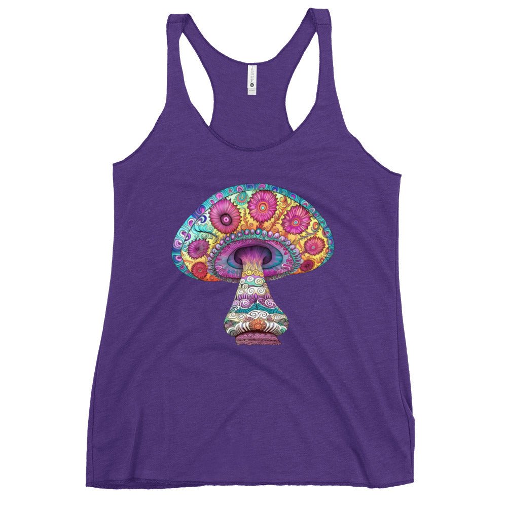 Fungi Fantasy Flair - Trippy Fashion - Racer Tank Top2659857_6641Racer Tank Top