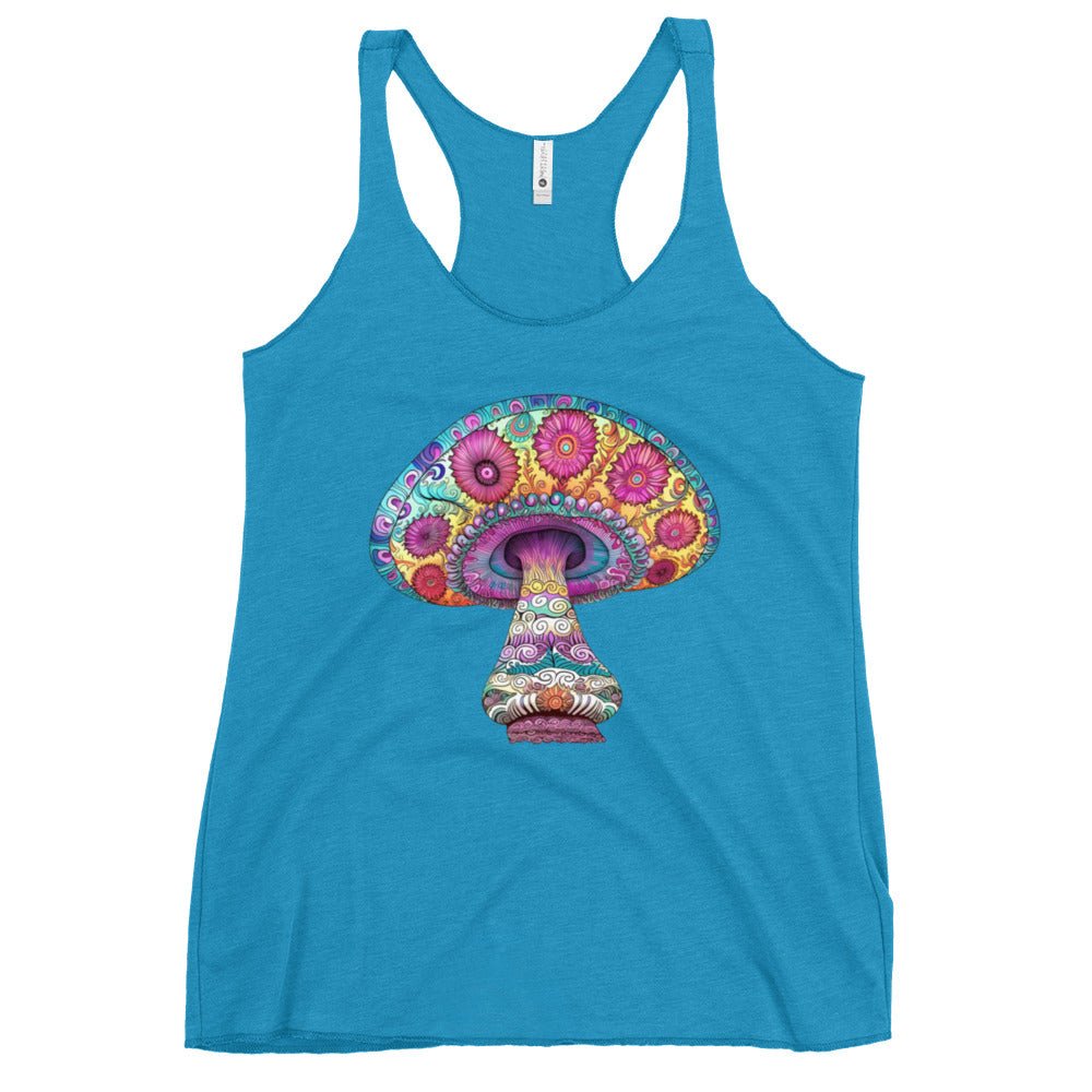 Fungi Fantasy Flair - Trippy Fashion - Racer Tank Top2659857_6681Racer Tank Top