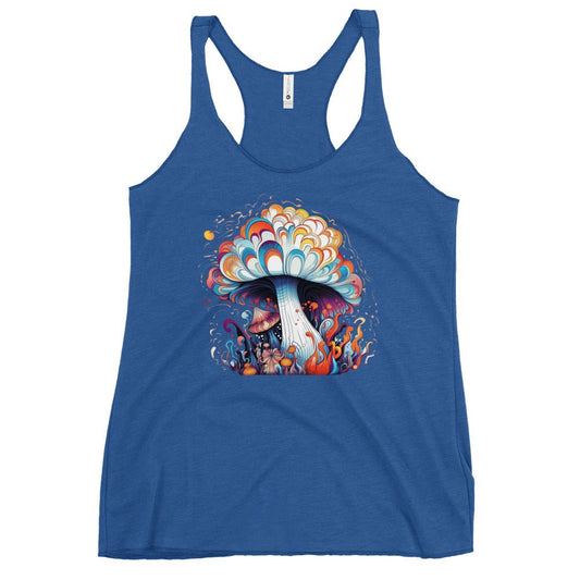 Mushroom Magic - Trippy Fashion - Racer Tank Top8514203_6671Racer Tank Top