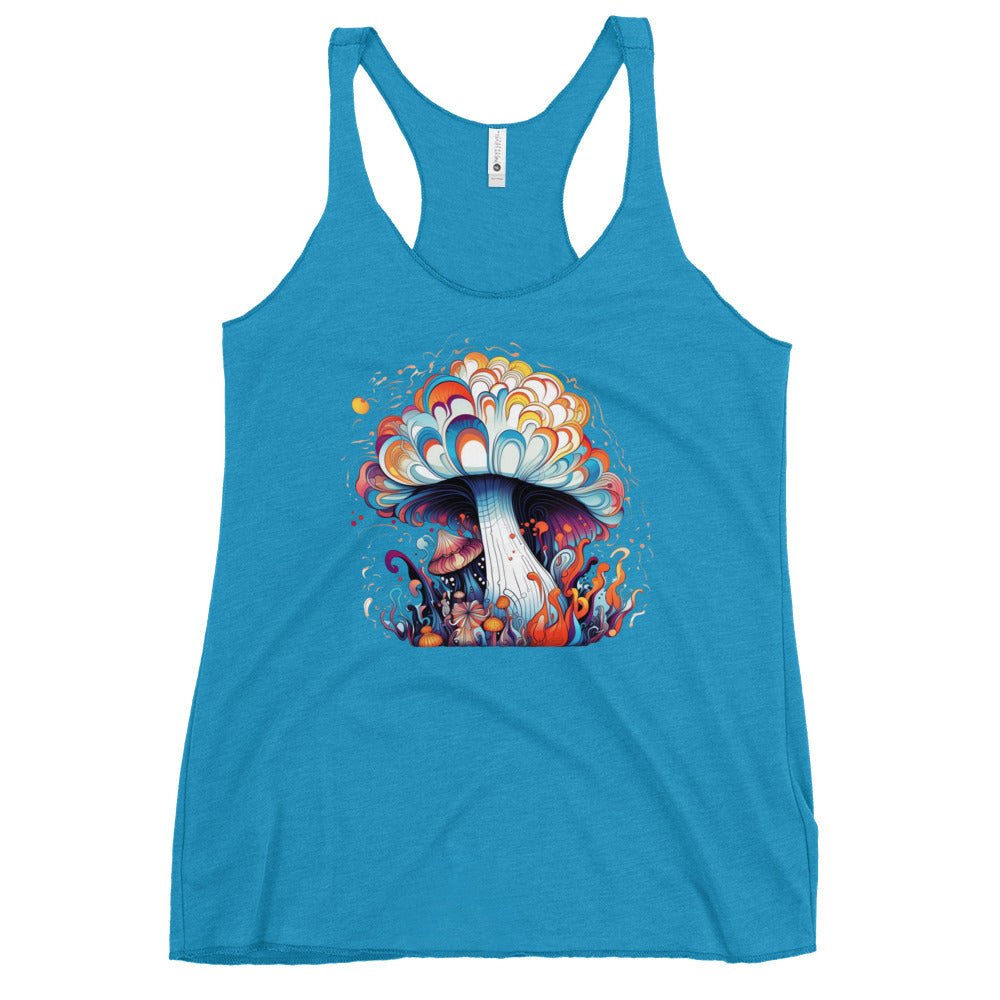 Mushroom Magic - Trippy Fashion - Racer Tank Top8514203_6681Racer Tank Top