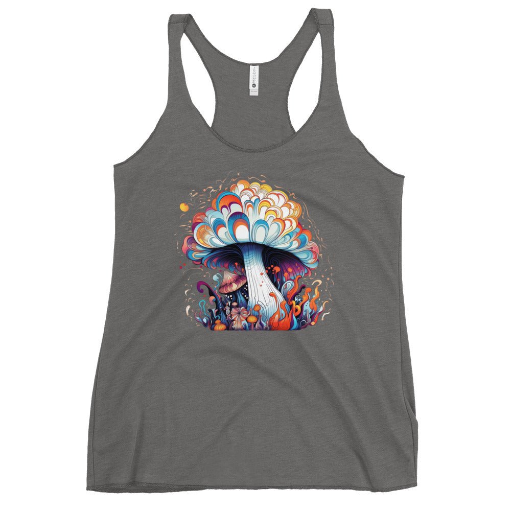 Mushroom Magic - Trippy Fashion - Racer Tank Top8514203_6636Racer Tank Top