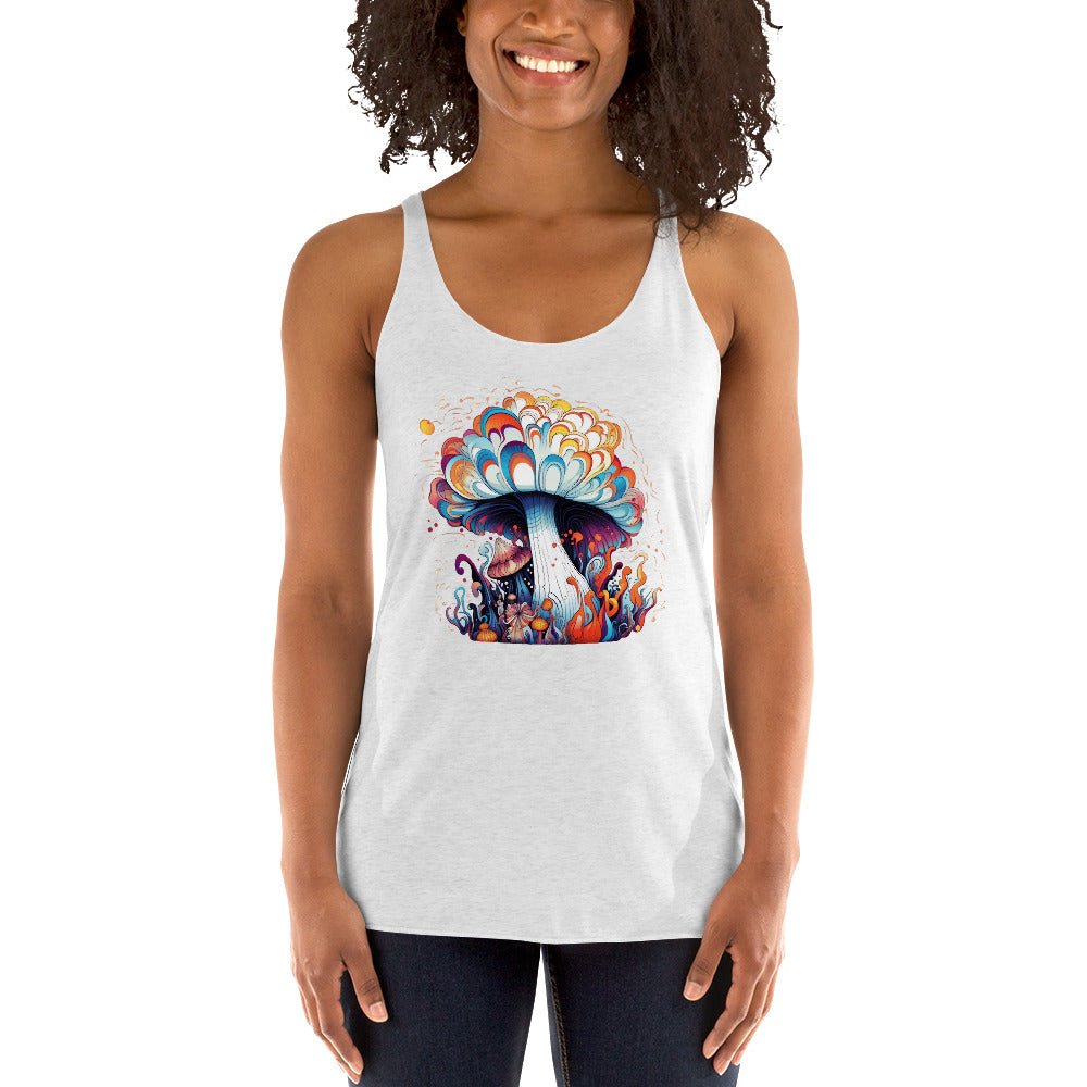 Mushroom Magic - Trippy Fashion - Racer Tank Top8514203_6671Racer Tank Top