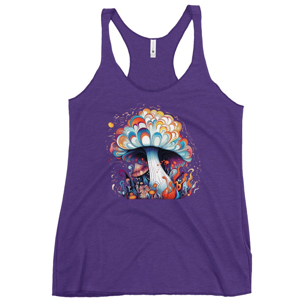 Mushroom Magic - Trippy Fashion - Racer Tank Top6615716_6641Racer Tank Top