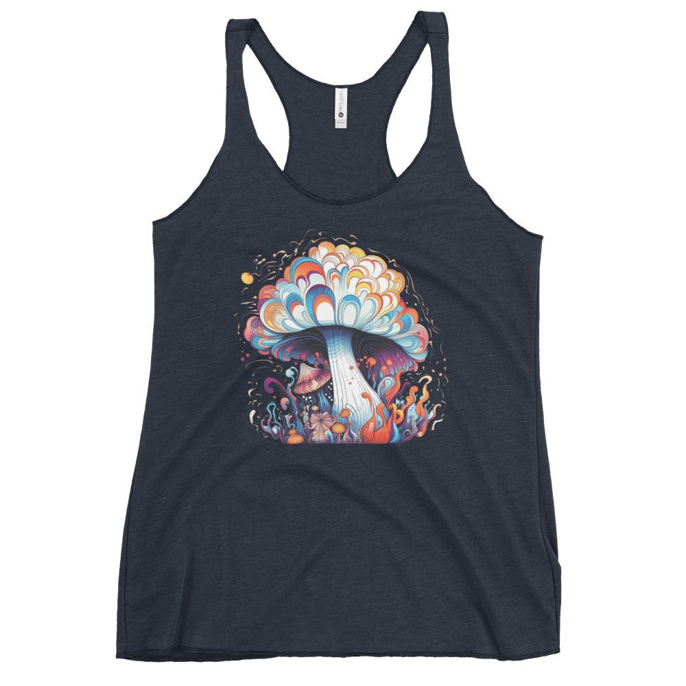 Mushroom Magic - Trippy Fashion - Racer Tank Top6615716_6656Racer Tank Top