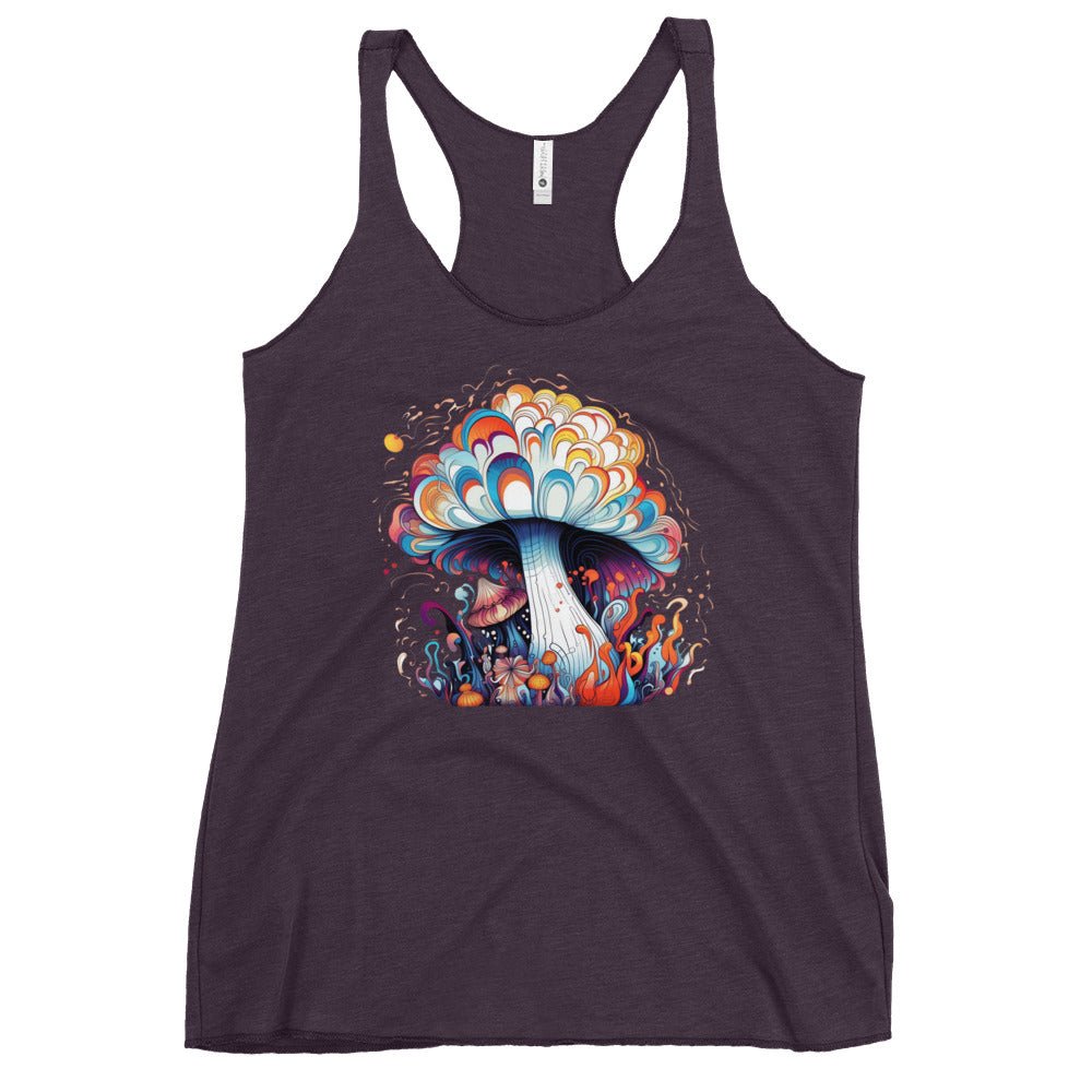 Mushroom Magic - Trippy Fashion - Racer Tank Top6615716_6661Racer Tank Top