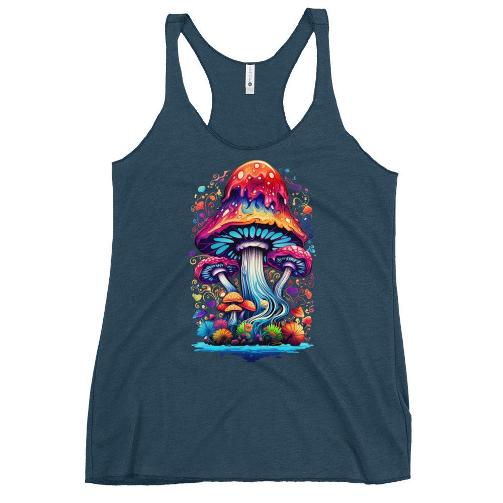 Mystic Mycelium Muse - Trippy Fashion - Racer Tank Top2107049_6626Racer Tank Top