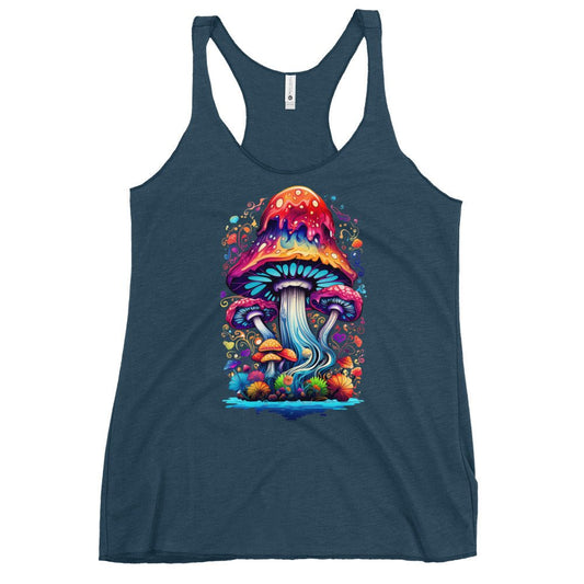 Mystic Mycelium Muse - Trippy Fashion - Racer Tank Top2107049_6626Racer Tank Top