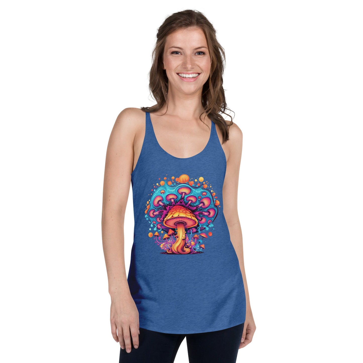 Psychedelic Fungal Dreamscape - Trippy Fashion - Racer Tank Top2954598_6681Racer Tank Top