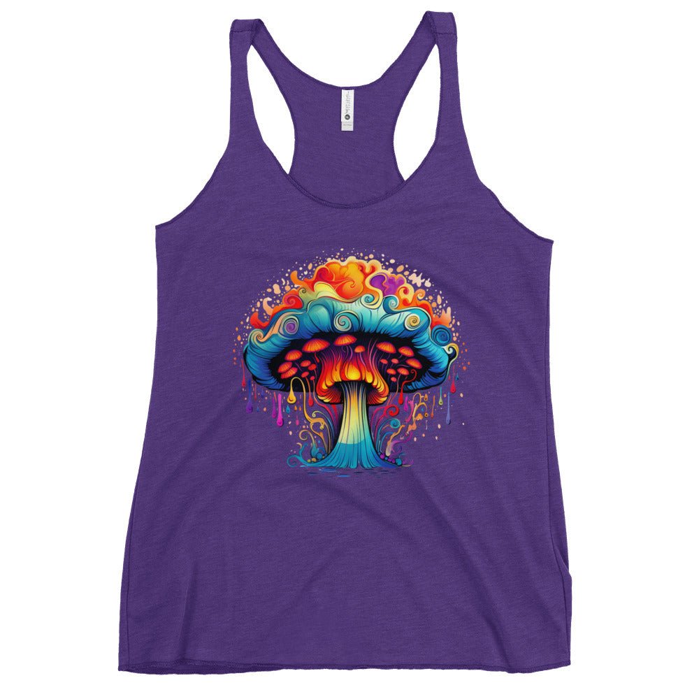 Trippy Mushroom Dreams - Trippy Fashion - Racer Tank Top1881862_6641Racer Tank Top