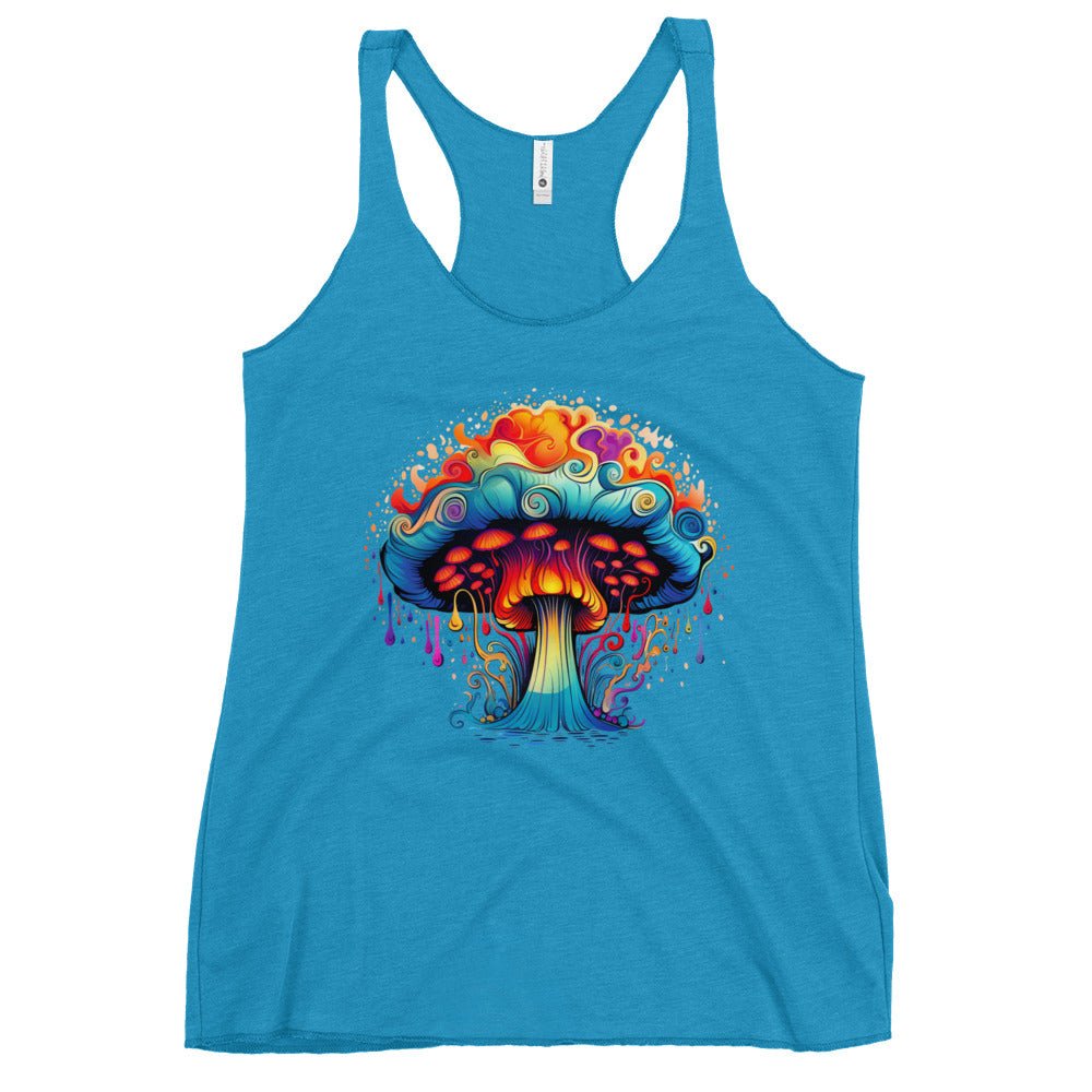 Trippy Mushroom Dreams - Trippy Fashion - Racer Tank Top1881862_6681Racer Tank Top