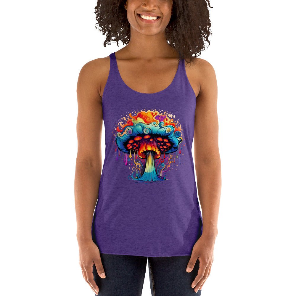 Trippy Mushroom Dreams - Trippy Fashion - Racer Tank Top1881862_6621Racer Tank Top