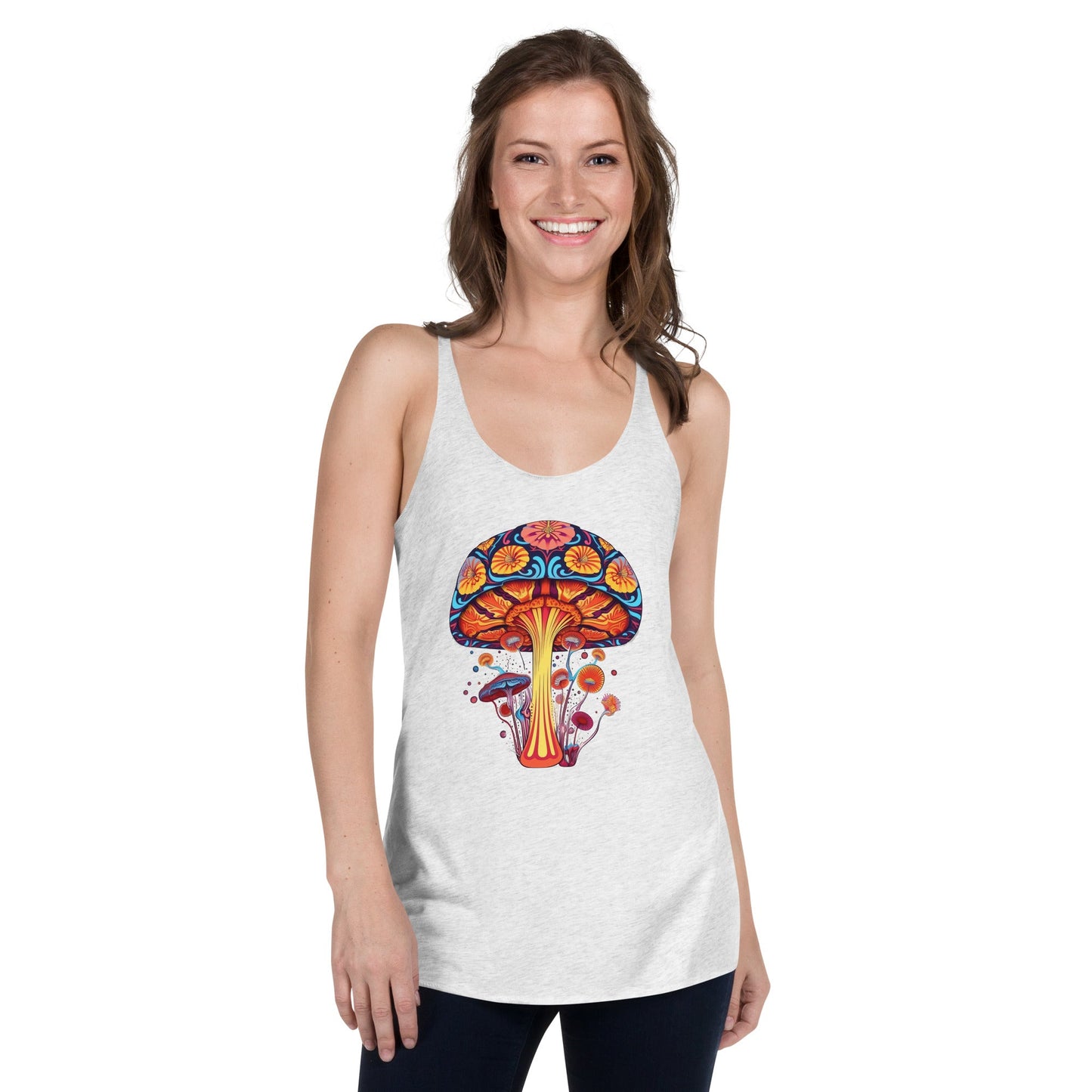 Vibrant Visions - Trippy Fashion - Racer Tank Top1008563_6661Racer Tank Top