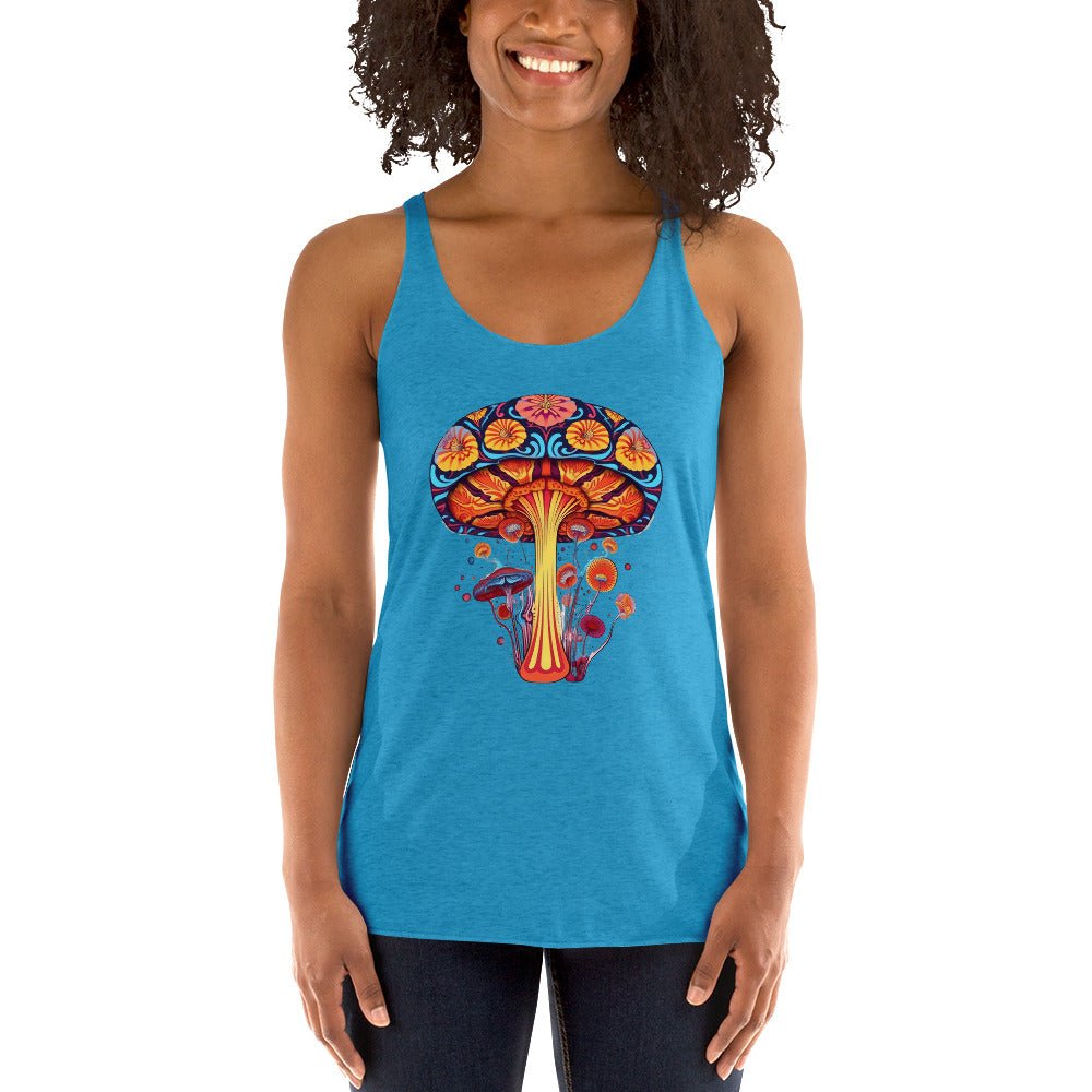 Vibrant Visions - Trippy Fashion - Racer Tank Top1008563_6661Racer Tank Top